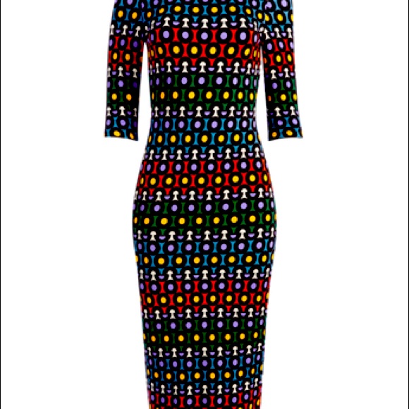 Alice And Olivia Delora Polka Dot Dress